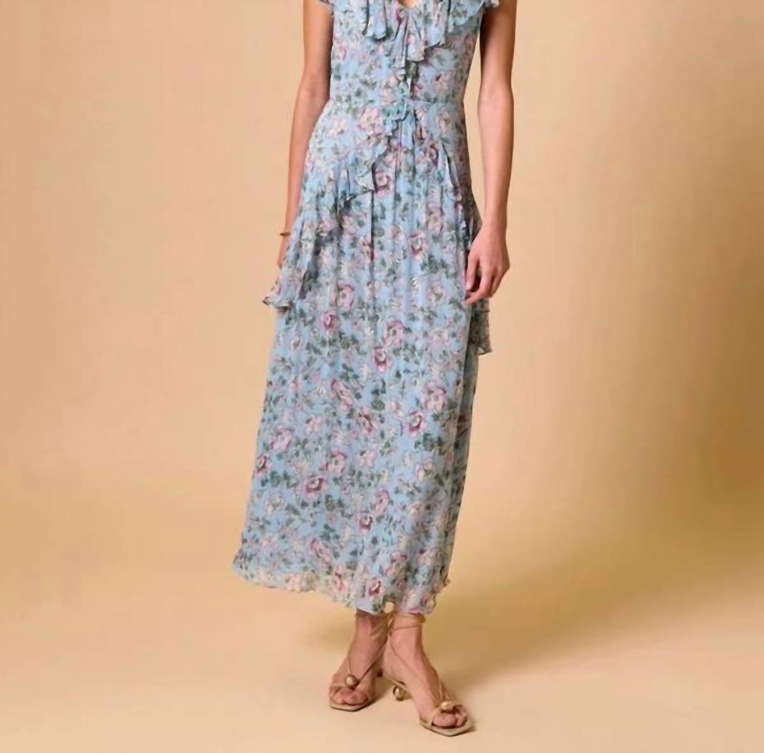 New Cleobella Sabina Maxi Ankle Dress In Luna Floral